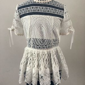 Alexis White Lace Top